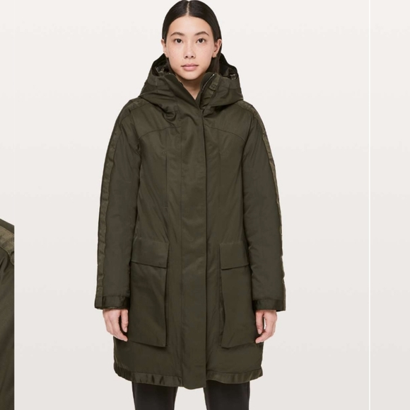 Lululemon Out In The Elements Convertible Parka 10